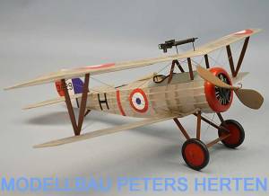 Krick dumas aircraft Neiuport 27 Gummimotormodell Balsabausatz - ds242 Abb. 1