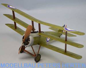 krick dumas aircraft Sopwith Triplane Gummimotormodell Balsabausatz - ds241 Abb. 1