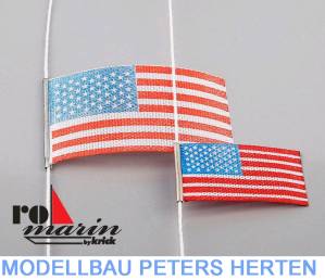 Krick Robbe Flaggensatz USA 25x40 mm/15x25 mm - ro1362 abb 1