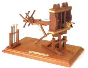 Krick Geschütz-Bausatz Byzantinisches Katapult Baukasten M 1:17 - 800814 Abb. 1