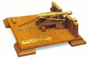 Krick Geschütz-Bausatz Französische Marinekanone 1750 Baukasten  M 1:17 - 800807 Abb. 1
