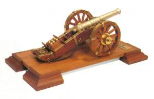Krick Geschütz-Bausatz Napoleonische Kanone 18.Jhd. Baukasten  M 1:17 - 800804 Abb. 1