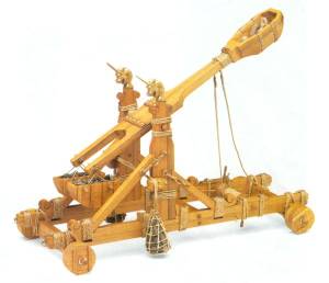 Krick Geschütz-Bausatz Normannisches Katapult Baukasten M 1:12 - 800813 Abb. 1