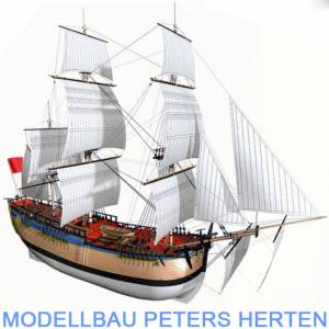 Krick Billing Boats HMS Endeavour 1:50 Baukasten - BB0514 Abb. 1