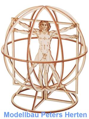 Krick Mensch Leonardo da Vinci Laserbausatz - 25911 Abb. 1