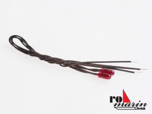 Krick Robbe Romarin Glühlampe rot Ø 2,3 mm 6V / 50 mA - 1651 - ro1651abb. 1