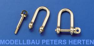 Krick Schäkel schraubbar 4x7 mm M1 (2 Stk.) - 65461 Abb. 1