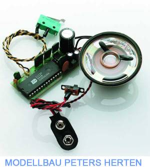 Krick Soundmodul klein Benzin/Diesel-Motor mit Horn - 65106 Abb. 1