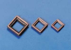 Stückpfortenrahmen 8x8mm Metall (10 St.)  - 61010