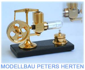 krick Stirlingmotor groß Gold montiert - 22200 Abb. 1