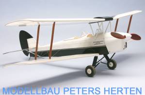 Krick, Tiger Moth Doppeldecker EP Lasercut Bausatz -  ds1810 Abb. 1