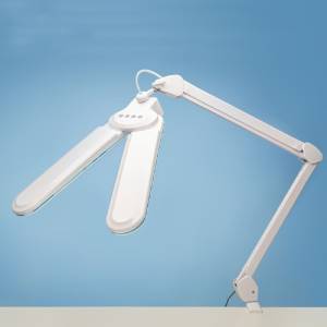 LED Arbeitsplatzleuchte Double-Head dimmbar