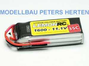 LiPo Akku LEMONRC 1600 - 11.1V (35C)