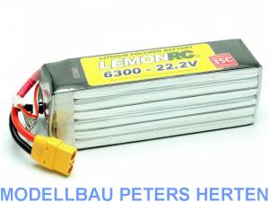 LiPo Akku LEMONRC 6300 - 22,2V (35C)