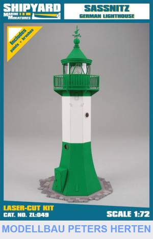 Krick ShipYard Leuchtturm Sassnitz Laser Kartonbausatz - 24684 Abb. 1