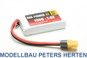 Pichler LiPo Akku RED POWER XT 1300 - 7,4V - 15412 Abb. 1
