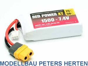 Pichler LiPo Akku RED POWER XT 1300 - 7,4V - 15412 Abb. 1