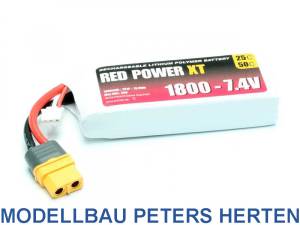 Pichler LiPo Akku RED POWER XT 1300 - 7,4V - 15412 Abb. 1