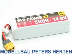 LiPo Akku RED POWER XT 3000 - 14,8V