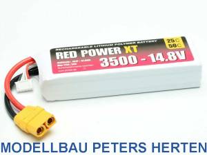 LiPo Akku RED POWER XT 3500 - 14,8V