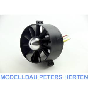 WeMoTec Midi Fan100 evo Impeller / Hacker E50L 2,5D, komplett fertig montiert, feingewuchtet und harmonisch abgestimmt - MDE100 E50L 2,5D Abb. 1