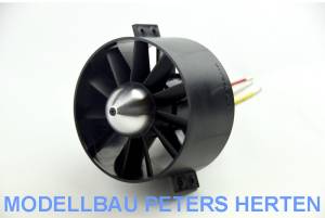 Midi Fan100 evo Impeller / HET 700-68-1000 (12s / 85A / 56N), komplett fertig montiert, feingewuchtet und harmonisch abgestimmt