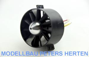 Midi Fan100 evo Impeller / HET 700-75-1750, komplett fertig montiert, feingewuchtet und harmonisch abgestimmt