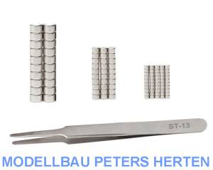 Krick Mini Magnete Set mit Pinzette - 492419 Abb. 1