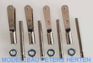 Etter Seil-Anlenk-Set M3 Augbolzen VE=4 - 30828 Abb. 1