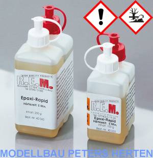 Etter 5 min Epoxy Harz 100g (je 50g Harz & 50g Härter) - 40055 Abb. 1