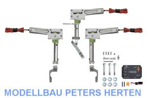 D-Power Phoenix elektrisches Einziehfahrwerk 3-Bein bis 5kg - PHER134 Abb. 1