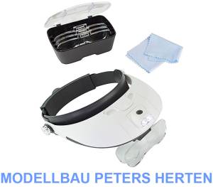 krick Professional Kopfbandlupe mit LED Beleuchtung - 492285 Abb. 1
