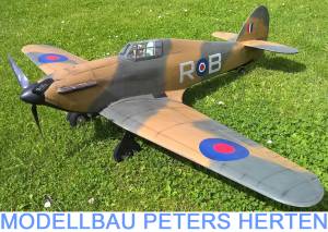 RBC-Kits Hawker Hurricane 1600mm Holzbausatz - HAWYCFNO16 Abb. 1