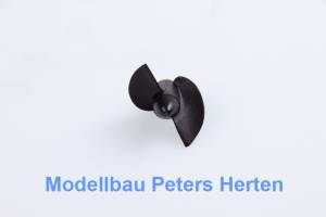 Oberfl.Schiffsschraube Ø 30 mm rechts, 2 Blatt, M4 - 1455