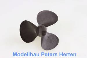 Robbe Schiffsschraube Ø 40 mm rechts 3 Blatt M4 - 1467 - ro1467 Abb. 1