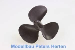 Robbe Schiffsschraube Ø 50 mm rechts 3 Blatt M4 - ro1471 Abb. 1