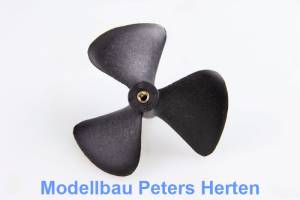 Robbe Schiffsschraube Ø 75 mm links, 3 Blatt, M4 - 1458