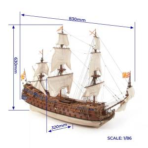 krick OcCre San Felipe Standmodellbausatz 1:86 - oc15002 Abb. 1