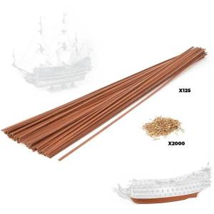Soleil Royal 1:70 Rumpfbeplankungsset