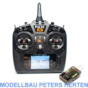 NX8 8-Channel DSMX Sender mit AR8020T Telemetry Empfänger, Intl.