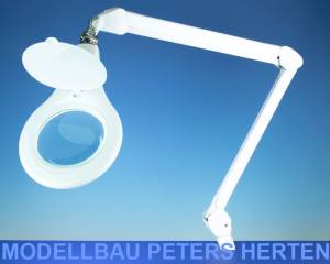 Krick Standlupe 125 mm Ø 11W mit LED Beleuchtung 60 LEDs - 492291 Abb. 1