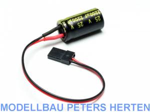 Pichler Stützkondensator für Empfänger / BEC 2200µF / max 16Vdc - C8444 Abb. 1