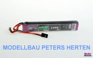  Hacker TopFuel LiPo 20C ECO-X 1450mAh 2S slim RX MTAG - 91450226