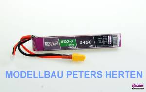 Hacker TopFuel LiPo 20C ECO-X 1450mAh 3S slim RX MTAG - 91450321 Abb:1