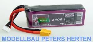 Hacker TopFuel LiPo 20C ECO-X 2400mAh 4S MTAG 
