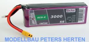 TopFuel LiPo 20C ECO-X 3000mAh 5S MTAG Abb.1