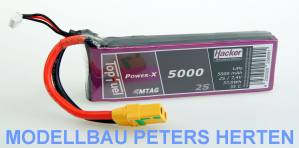 Hacker TopFuel LiPo 35C Power-X 5000mAh 2S MTAG  Abb. 1