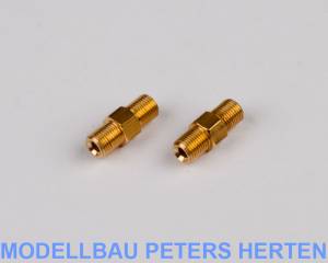 Verbindungsnippel M5x0,5 f.3 mm Rohr (VE=2)
