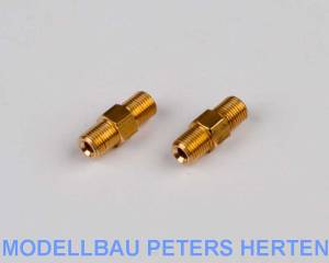 Krick Verbindungsnippel M6x0,75 f.4 mm Rohr (VE=2) - 22374 Abb. 1