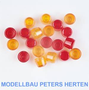 WEDICO Beleuchtungsgläser hoch rot u. orange - 147 Abb.1